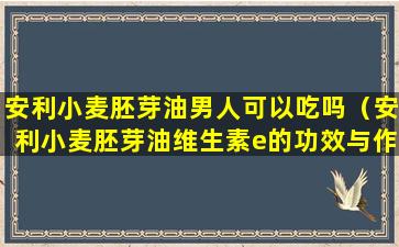 安利小麦胚芽油男人可以吃吗（安利小麦胚芽油维生素e的功效与作用）