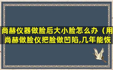 尚赫仪器做脸后大小脸怎么办（用尚赫做脸仪把脸做凹陷,几年能恢复）