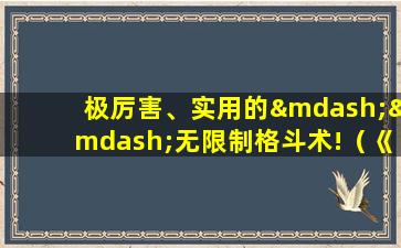 极厉害、实用的——无限制格斗术!（《极厉害的、实用的-无限制格斗术》）