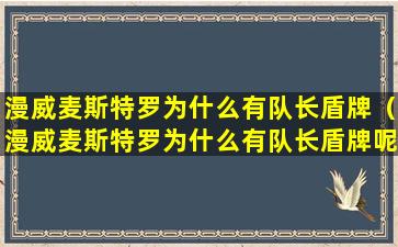 漫威麦斯特罗为什么有队长盾牌（漫威麦斯特罗为什么有队长盾牌呢）