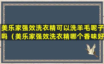 美乐家强效洗衣精可以洗羊毛呢子吗（美乐家强效洗衣精哪个香味好闻）