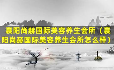 襄阳尚赫国际美容养生会所（襄阳尚赫国际美容养生会所怎么样）